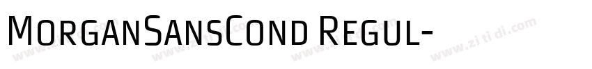 MorganSansCond Regul字体转换